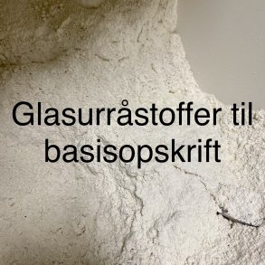 Glasur efter basisopskrift, 1 kg