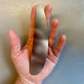 Long scraber stainless steel rib, smooth