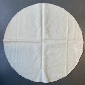 Rund sticky mat, til at lgge under bat/batsystem, hvis man ikke har bolte i sin drejeskive