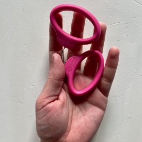 Curly Wire, pink, kort