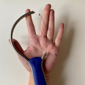 Carving Bow, straigth with one curly wire replacement