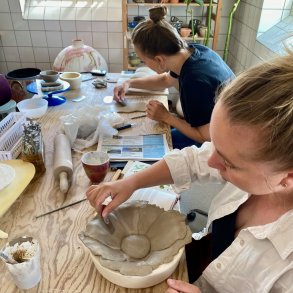 Naturkeramik, 3-timers workshop, pris per person